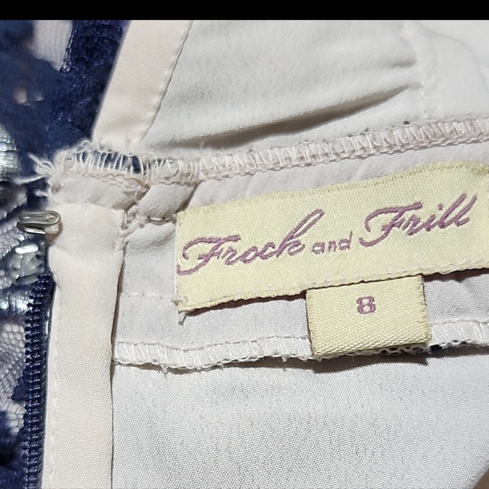 *Frock and Frill Embroidered Sequins Lace Maxi Boho Dress 8 - Picture 12 of 12